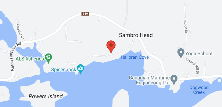 map of Lot 6 349 Sambro Head